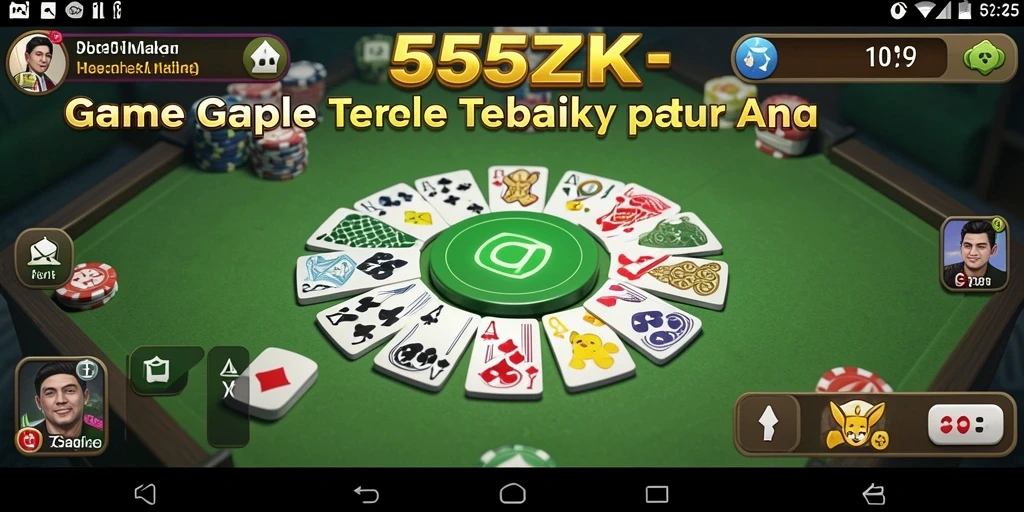 Screenshot gameplay Gaple yang seru dan interaktif.