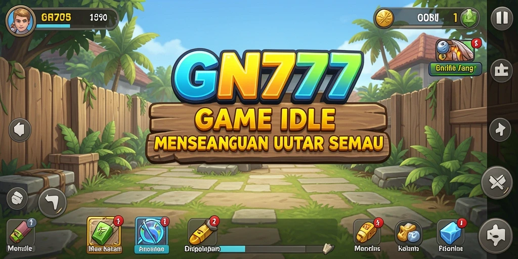 Screenshot gameplay GN777 menampilkan kemajuan dalam game Idle yang menarik.
