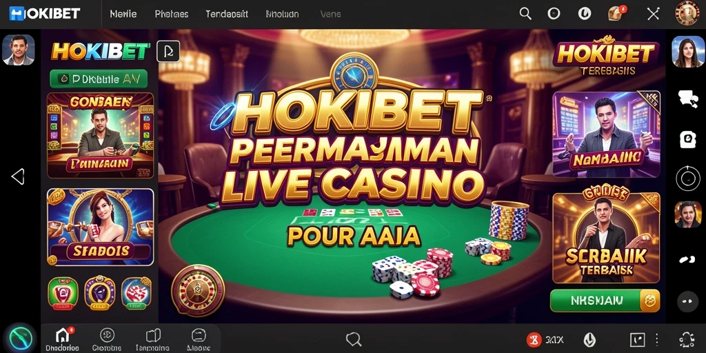 Tampilan gameplay HOKIBET yang mendebarkan dan interaktif.