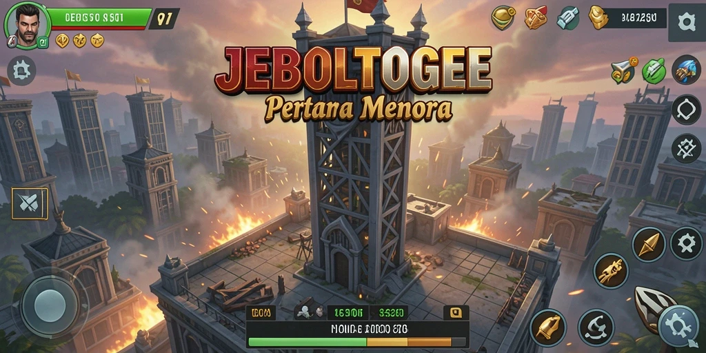 Screenshot gameplay menampilkan momen menarik dalam bermain Tower Defense.