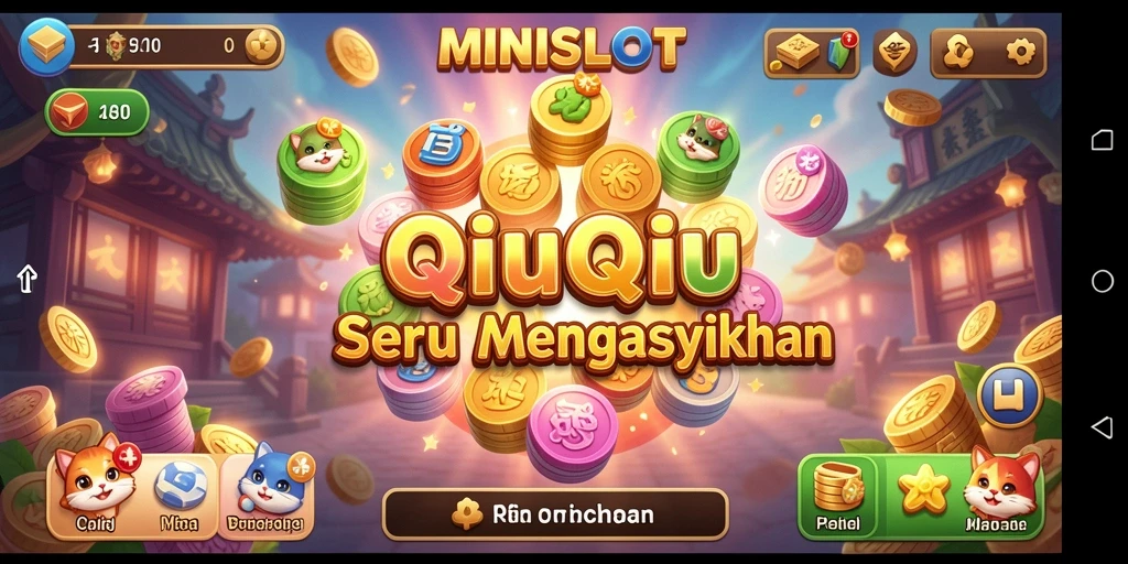 Tampilan gameplay QiuQiu yang mengasyikkan di MINISLOT.