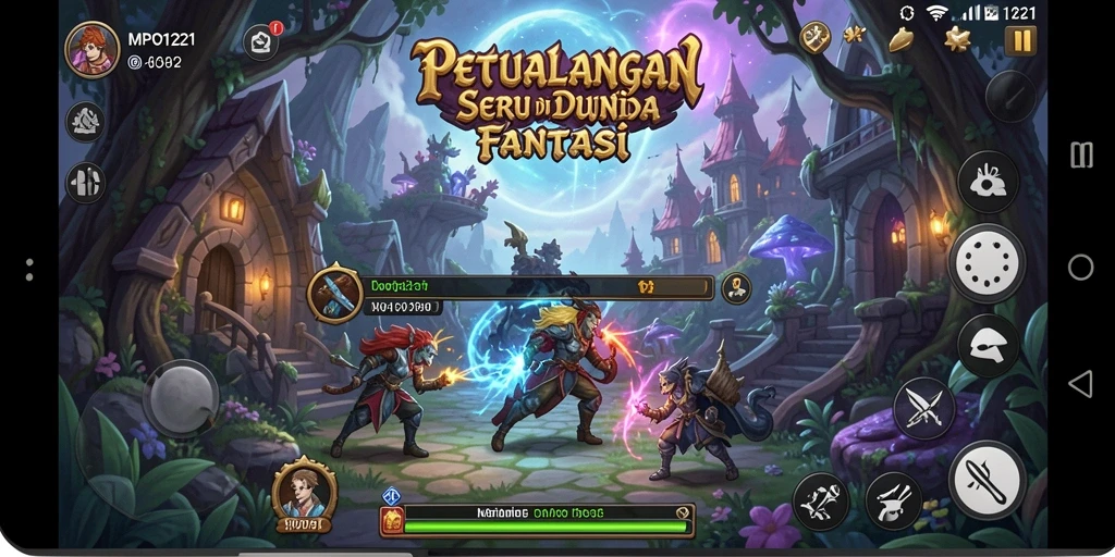 Screenshot MPO1221 menampilkan gameplay seru dengan nuansa petualangan.