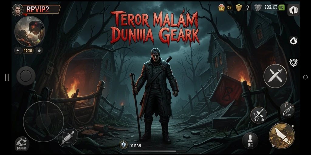 Tampilan gameplay seram dari RPVIP2 yang penuh dengan ketegangan.