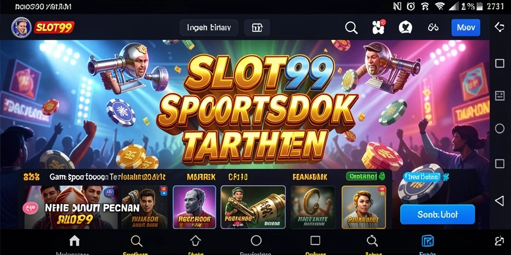 Screenshot gameplay <strong>SLOT99</strong> menunjukkan antarmuka taruhan yang interaktif dan menarik.