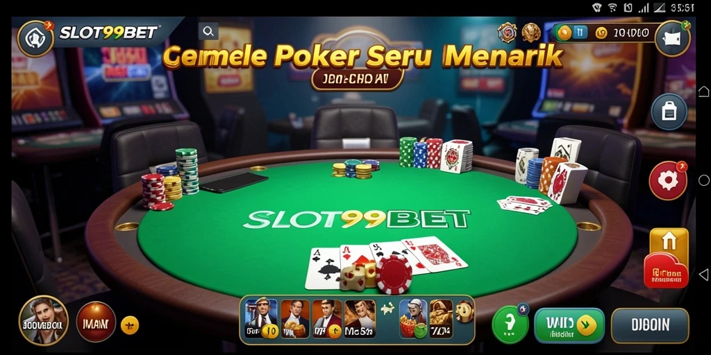 Tampilan menarik dan mendebarkan dari gameplay SLOT99BET.