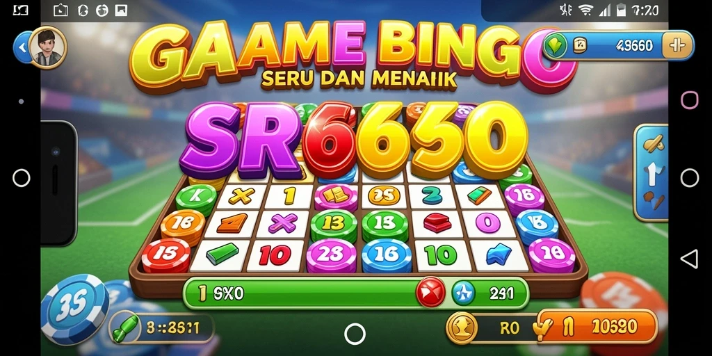 Tampilan gameplay Bingo yang seru dan interaktif di SR6666.