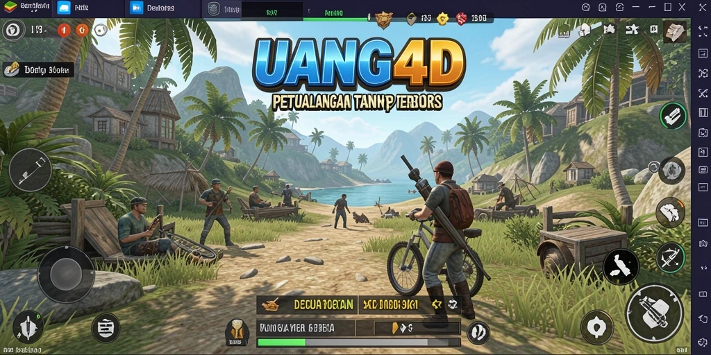 Tampilan gameplay UANG4D yang menakjubkan dalam dunia terbuka.