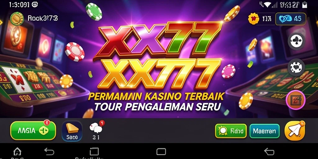 Tangkapan layar gameplay XXX777 menampilkan suasana kasino yang menegangkan dan menarik.